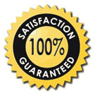 100% Satisfaction Guaranteed